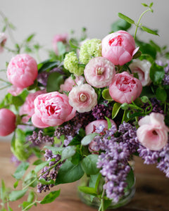 Lilac + Peony Arrangement